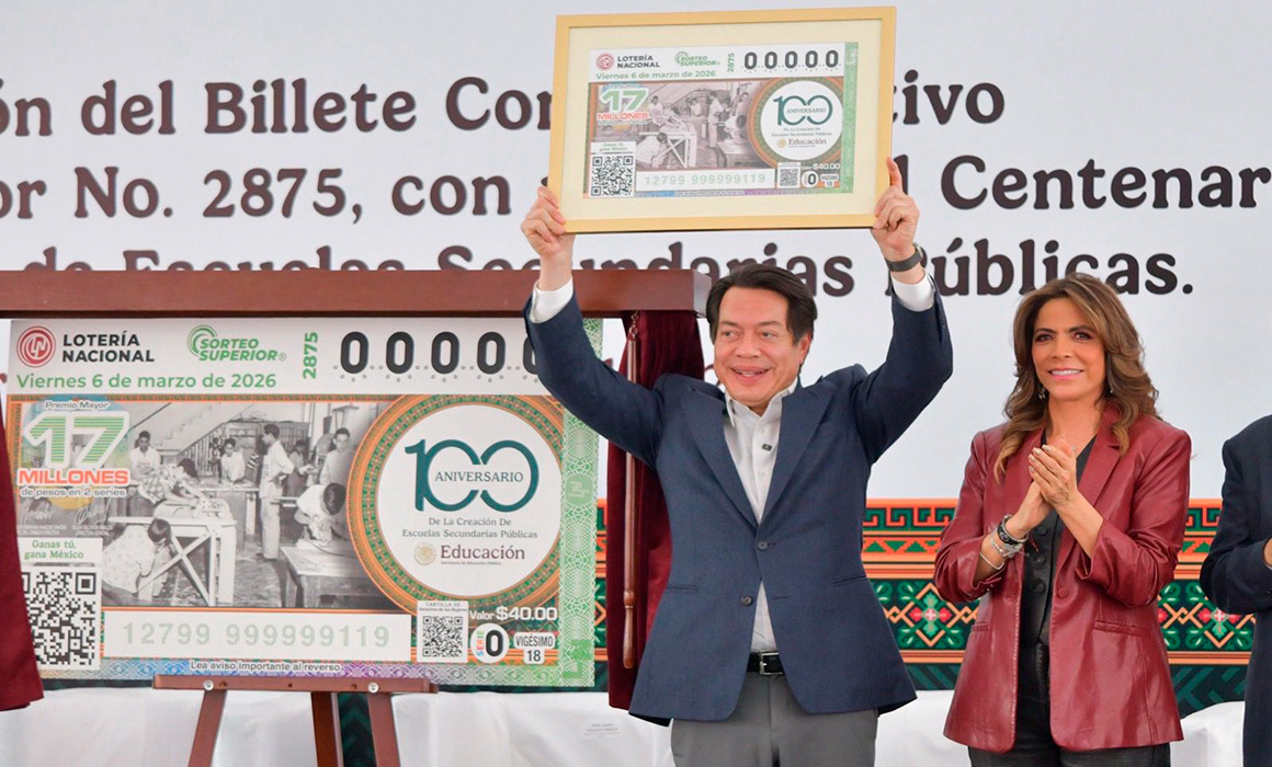 Develan SEP y Lotería billete conmemorativo por centenario de ...