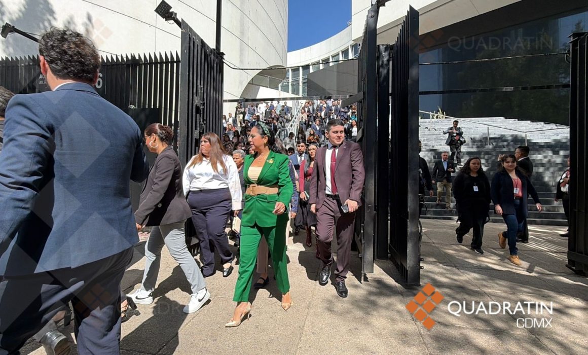 Evacua Senado a mil 600 personas en 5 minutos por simulacro de sismo ...