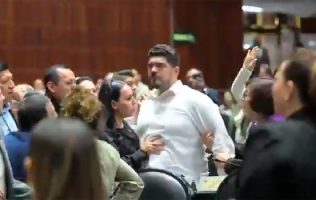 Piden antidoping para morenista tras retar a golpes en San Lázaro