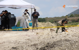 Hallan familias de desaparecidos osamenta en Chilpancingo