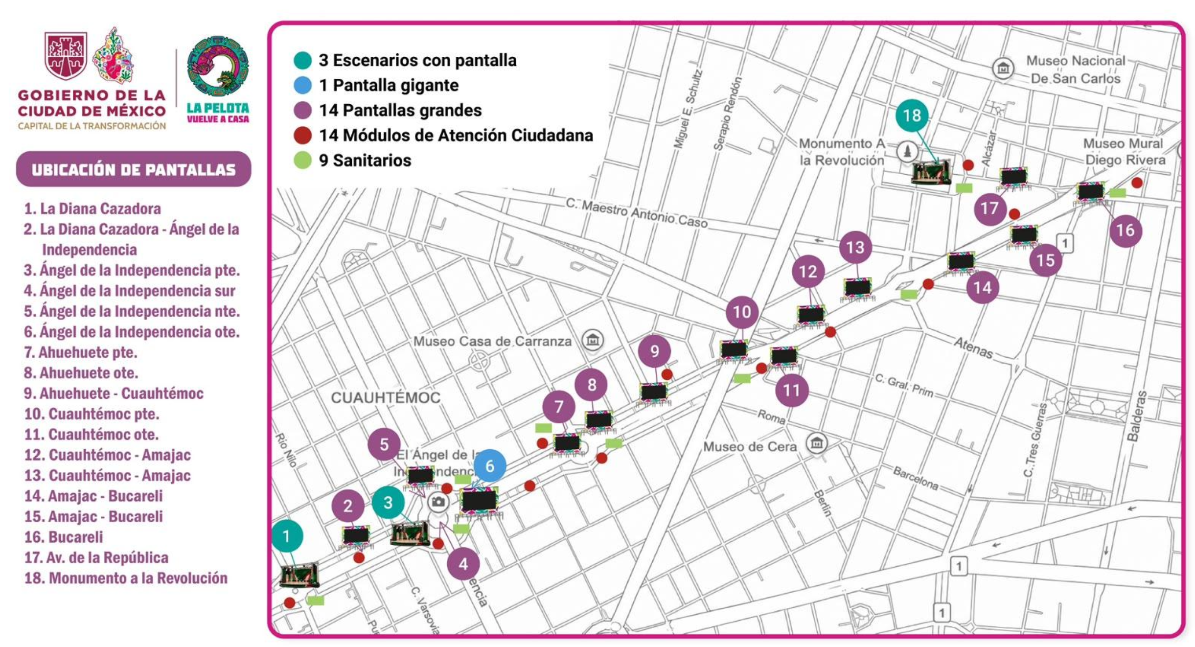 ¡Apoya al Tri! Encuentra las 18 pantallas gratis en CDMX para el partido de hoy