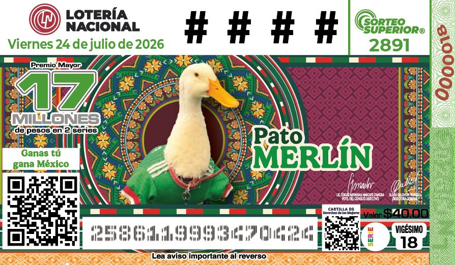Premio Mayor de 17 millones de pesos en dos series y una bolsa repartible de 51 millones de pesos en premios