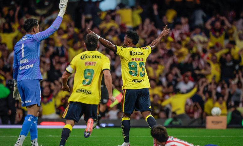 Borja acerca con chilena, empata y América deja en precipicio a Chivas