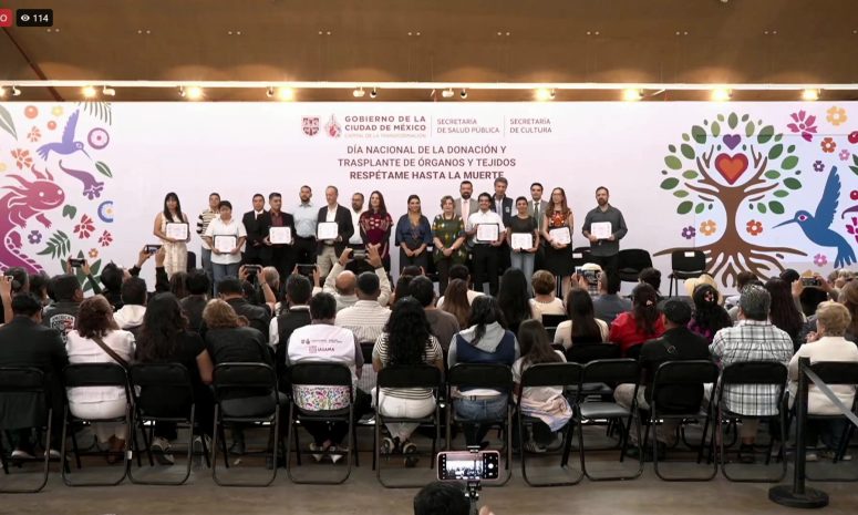 Brugada impulsa donación de órganos; en CDMX 3,300 en lista de espera