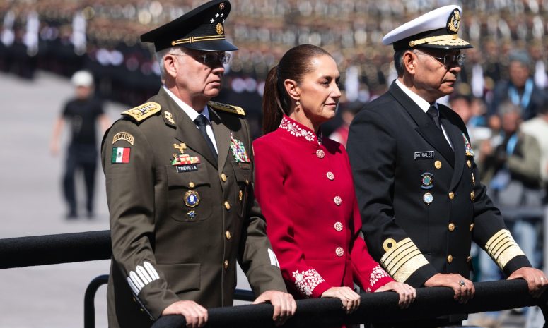 México no se doblega ni se vende: Sheinbaum encabeza el desfile militar