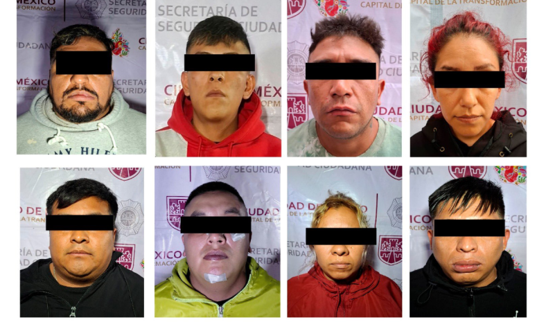 Cae El Ojos y General junto a 7 más durante cateos en 3 alcaldías