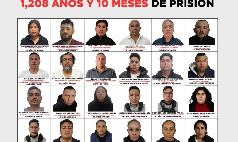 Mete Enjambre a alcaldesas, regidores y policías del Edomex a prisión