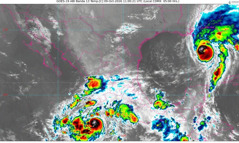 Prevén lluvias puntuales torrenciales en Guerrero y Michoacán