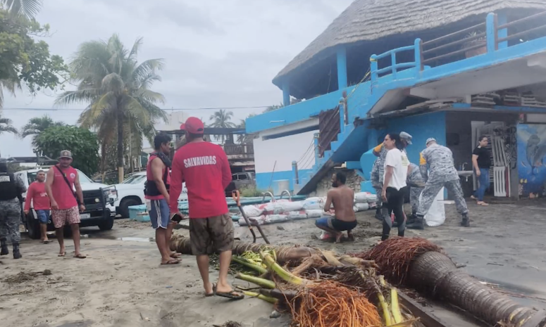 Lluvias intensas en Colima y Michoacán por huracán Trudy