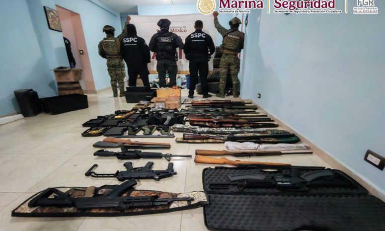 Desarticulan red de fabricación y venta ilegal de armas en Puebla y CDMX